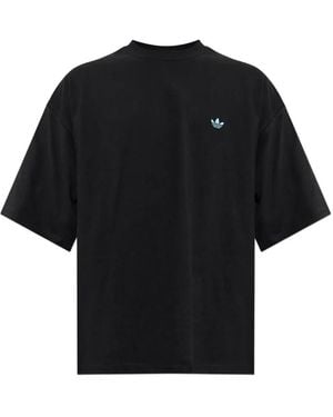adidas Originals Trefoil Essentials Cotton T-Shirt - Black