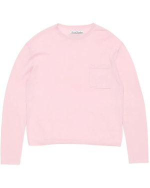 Acne Studios Cotton Sweater - Pink
