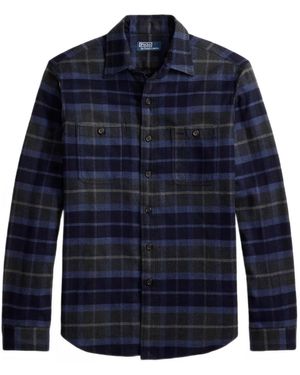Polo Ralph Lauren Check-Pattern Shirt - Blue