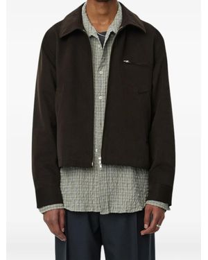 mfpen Postal Jacke Aus Gebürsteter Baumwolle - Schwarz