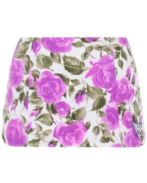 Chloé Printed Mini Skirt - Pink
