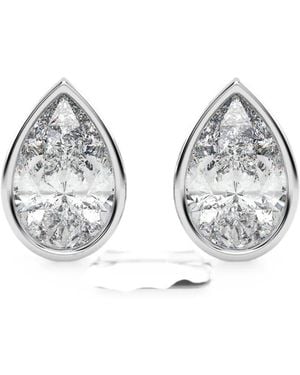 Diamond Essentials Lab-Grown Diamond Solitaire Earrings - Grigio