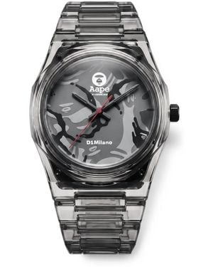 Aape By A Bathing Ape X D1 Nylon 39Mm Watch - Grey