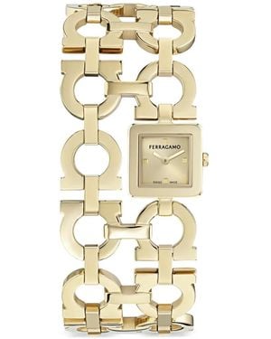 Ferragamo Montre Double Gancini Catwalk 19 Mm - Metallic