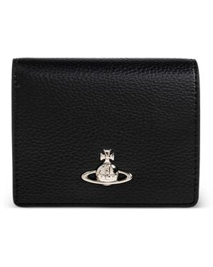 Vivienne Westwood Portefeuille À Détail Orb - Black