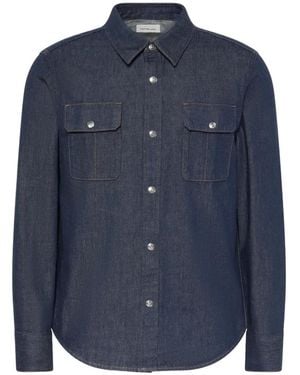 Calvin Klein Hemd Mit Brusttaschen - Blau