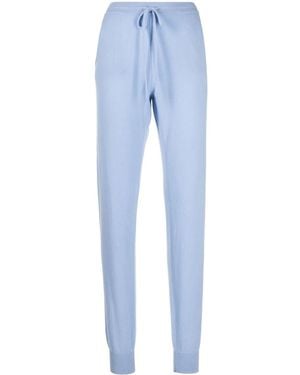Teddy Cashmere Milano Cashmere Track Trousers - Blue