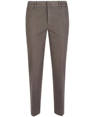PT Torino Pressed-Crease Tailored Pants - Gray