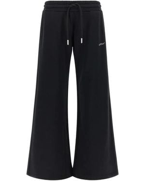 Off-White c/o Virgil Abloh Bookish Logo-Print Track Trousers - Black