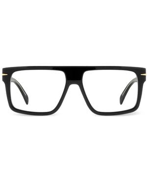 David Beckham Brille Mit Eckigem Gestell - Schwarz