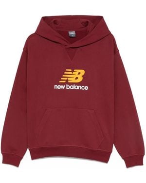 ★★New Balance★★ NBN0F12201 UNI PREMIUM LOGO HOODIE LIGHT New Balance Athletics Remastered Graphic French Terry Hoodie