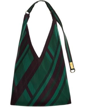MULTITUDES BAGS Borsa Tote Con Motivo Geometrico - Verde
