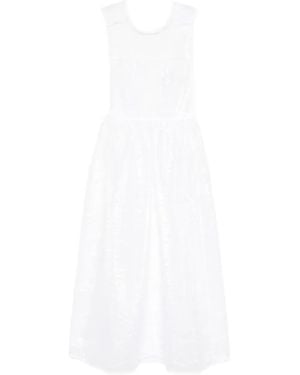 Cecilie Bahnsen Camilla Midi Dress - White