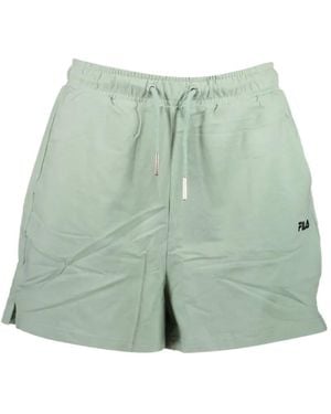 Fila Short À Logo Imprimé - Green