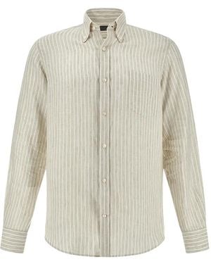 Paul & Shark Striped Shirt - White
