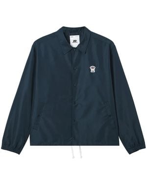 Chocoolate Logo-Print Bomber Jacket - Blue