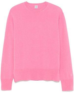 TOTEME Crew-Neck Cashmere Jumper - Pink