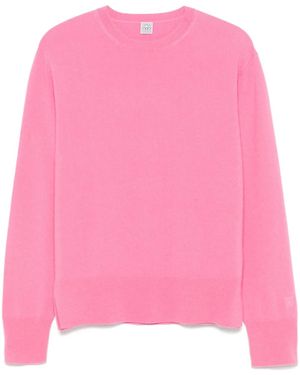 TOTEME Kaschmirpullover mit Rundhalsausschnitt - Pink