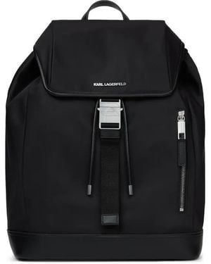 KARL LAGERFELD K/Nylon Rucksack - Schwarz