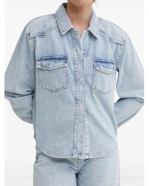 Gestuz Kailygz Denim Shirt - ブルー