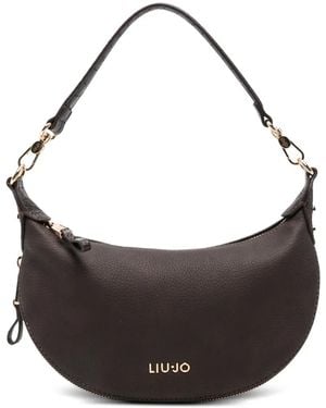 Liu Jo Logo-Detail Tote Bag - Gray