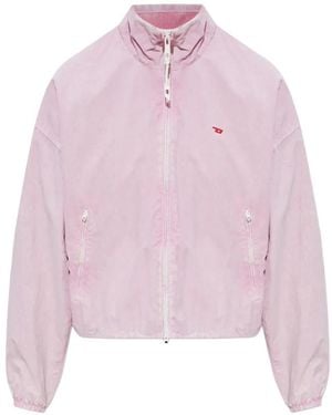 DIESEL G-Leamer Zip-Up Jacket - Pink