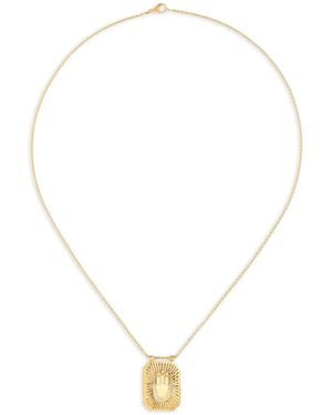 Marie Lichtenberg Collar Hand Con Diamantes - Blanco