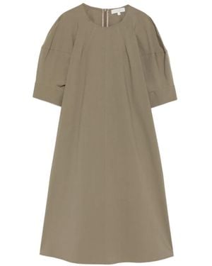 Antonelli Robe Lee À Manches Bouffantes - Natural