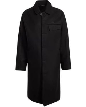 adidas Cappotto Con Bottoni - Nero