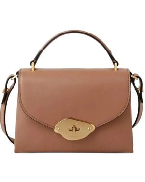 Mulberry Small Lana Leather Tote Bag - Brown