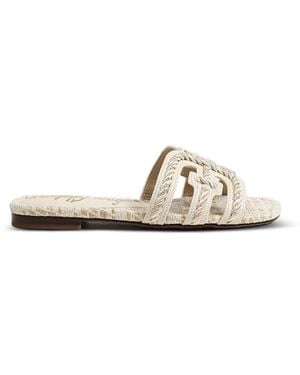 Sam Edelman Bay Twist Strap Sandals - White