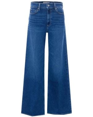 PAIGE Anessa Wide-Leg Jeans - Blue