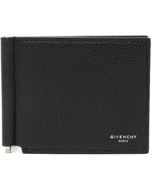 Givenchy Logo-Print Money-Clip Wallet - Black