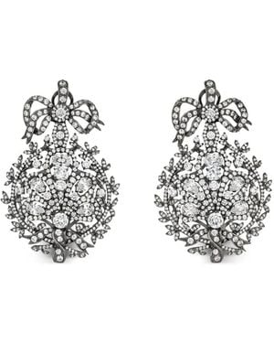 Anabela Chan 18Kt Mirage Diamond Earrings - White