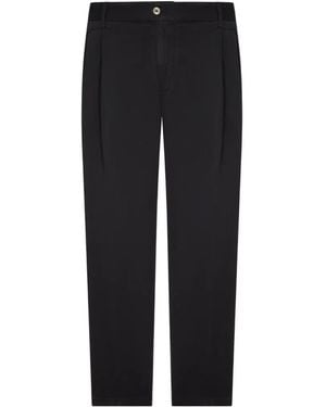 Briglia 1949 Pleated Chino Trousers - Black