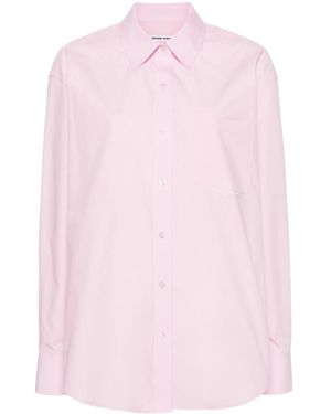 Alexander Wang Polo Con Logo - Rosa