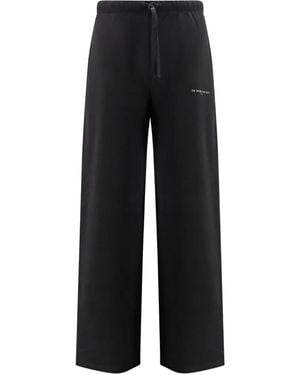 ih nom uh nit Logo-Print Track Trousers - Black