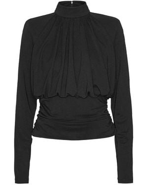 ROTATE BIRGER CHRISTENSEN ハイネックトップ - ブラック
