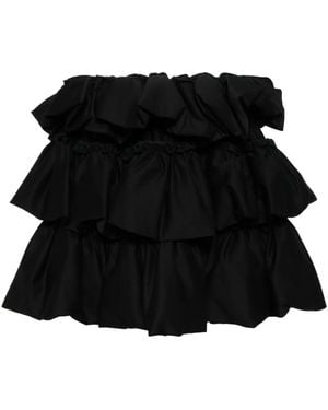 Noir Kei Ninomiya ラッフルスカート - ブラック
