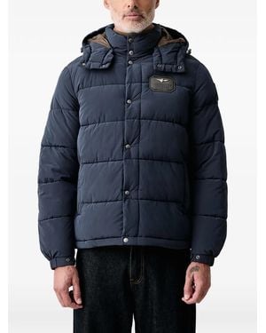 Aeronautica Militare Doudoune À Capuche - Blue