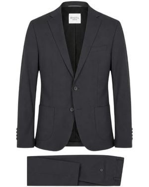 DIGEL Notch-Lapel Single-Breasted Suit - Blue