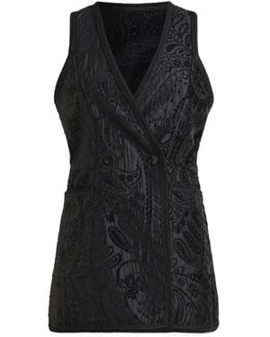 Etro Reversible Sleeveless Waistcoat - Black