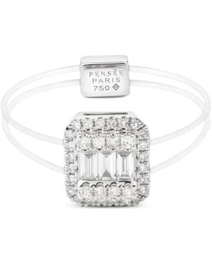 PERSÉE 18Kt Weißgoldring Mit Diamanten