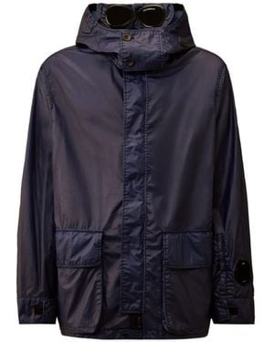 C.P. Company Opal-C Mixed Mille Jacket - Blue