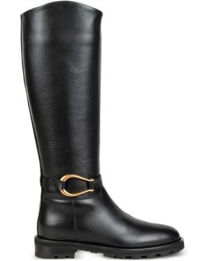 Roberto Festa 10Mm Nia Embellished Knee-High Boots - Black