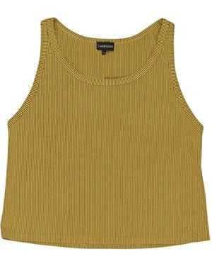 CALLIPYGIAN Ribbed Vest - Green