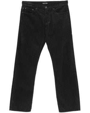 Tom Ford Vaqueros Rectos - Negro