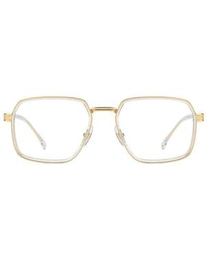 Carrera 1144 Geometric-Frame Glasses - White