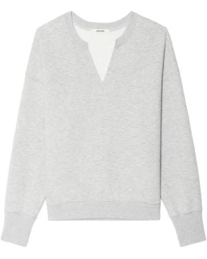 Zadig & Voltaire V-Neck Sweatshirt - White
