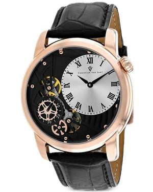 Christian Van Sant Sprocket 44Mm Watch - Metallic